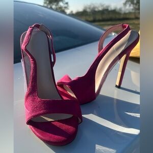 Chic Magenta Stiletto Heels
